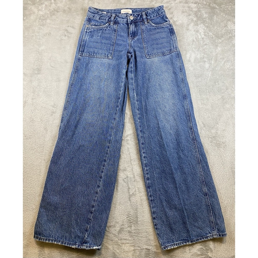 Pacsun Jeans Women's Casey Low Rise Baggy Medium Wash Size 22 (27x31)
